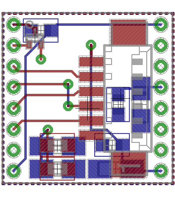 Laser mouse sensor board for ADNS-9500